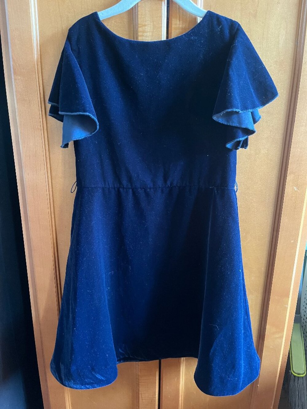 Crewcuts Navy Velvet Dress Girls Size 8